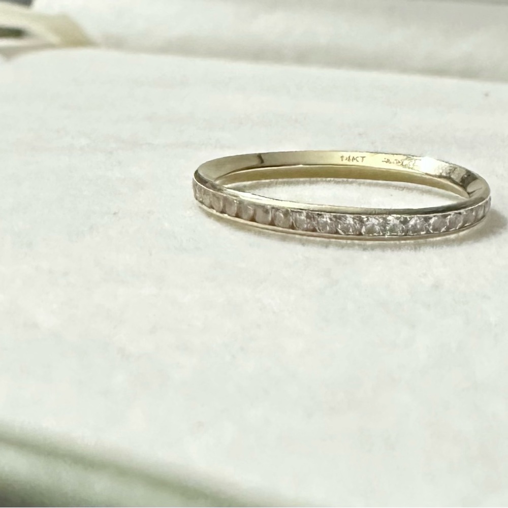 14KT Solid Gold Eternity Band New/Unworn